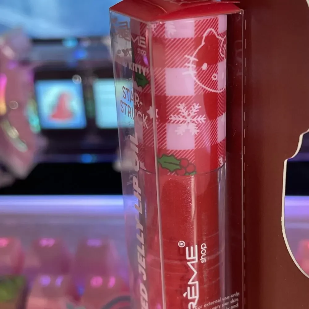 The Creme Shop Hello Kitty Lip Oil Christmas Tinted Jelly Starstruck Sanrio